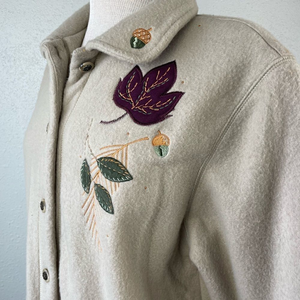 Alfred Dunner Fleece Jacket Size PM EUC - Picture 5 of 7